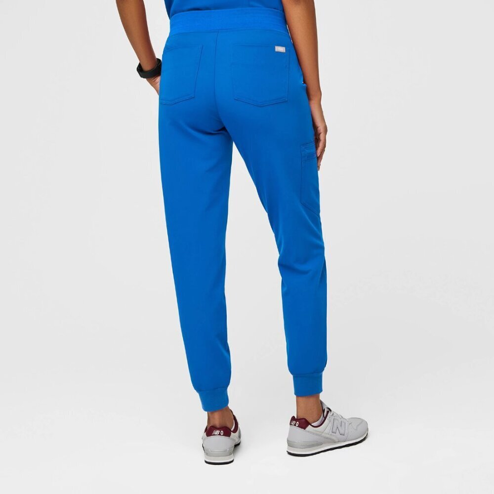 FIGS Zamora Jogger Scrub Pants in Royal Blue (PO#: 1812), size Medium Petite - Picture 5 of 11